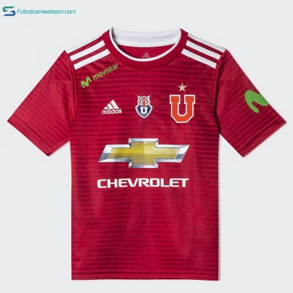 Camiseta Universidad De Chile 2ª 2018/19 Rojo
